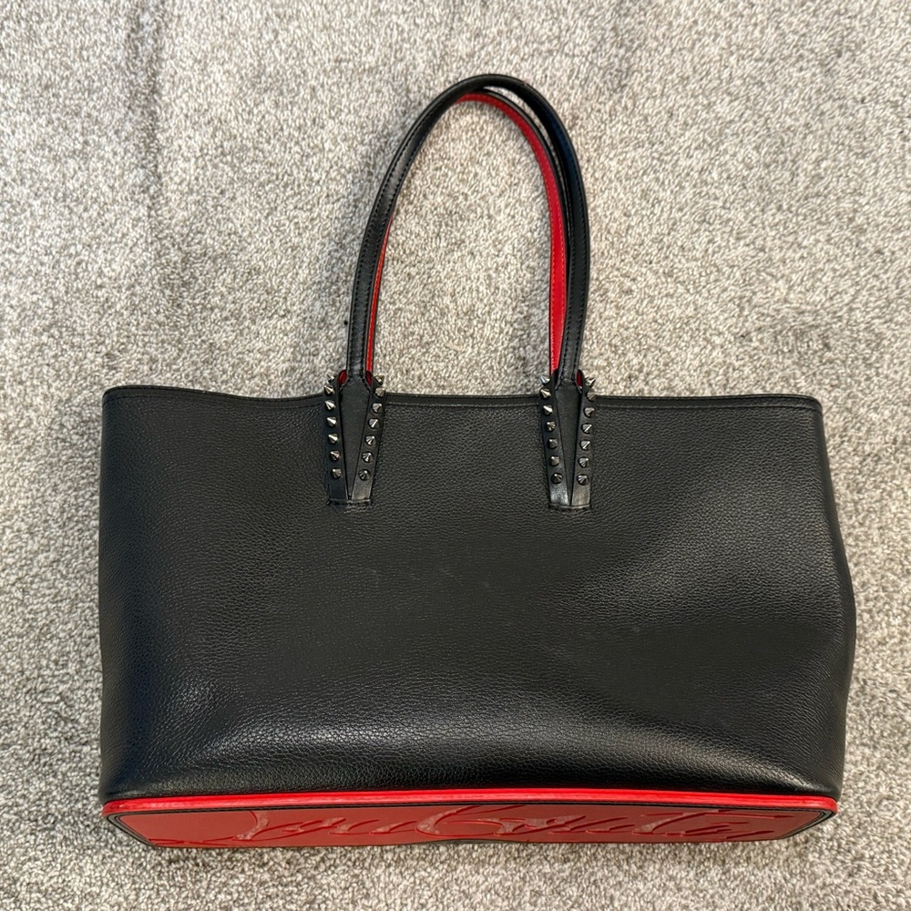 Christian Louboutin Small Cabata Calfskin Leather Tote